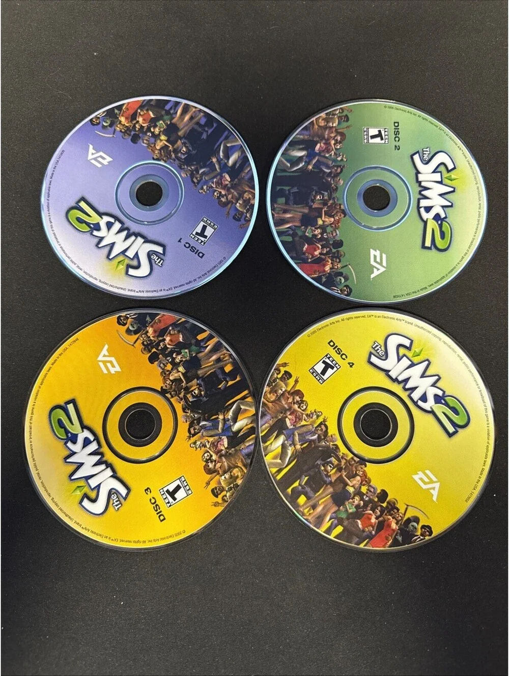 The Sims 2 PC CD-ROM Game Complete in Box 4-Disc Set w/ Key Serial Code